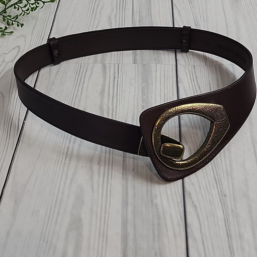 Unbranded Statement Piece Leather Belt  Adjustable Womens Size S/M